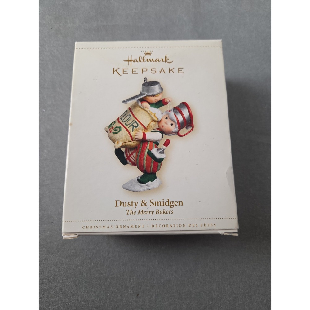 Hallmark Keepsake Ornament 2006 Dusty & Smidgen The Merry Bakers NIB